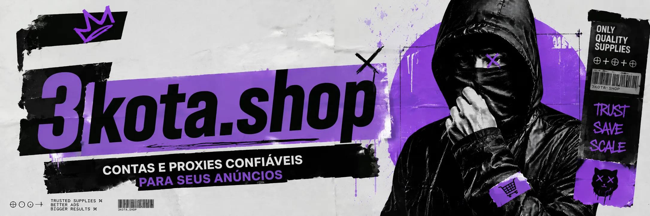 3kota.shop - contas e proxies confiáveis para seus anúncios