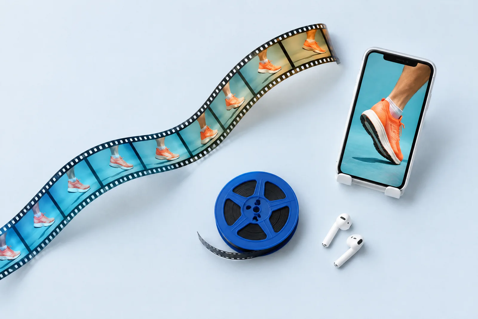 Кадры видео с разной цветокоррекцией после обработки через ffmpeg